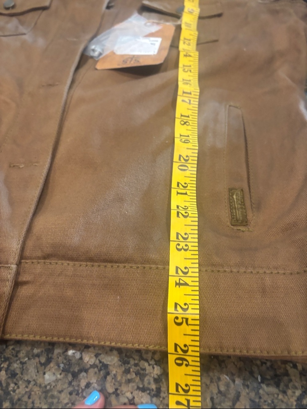 STS Ranchwear Women's Brown Work Jacket with Cream Sherpa Collar - Picture 9 of 14
